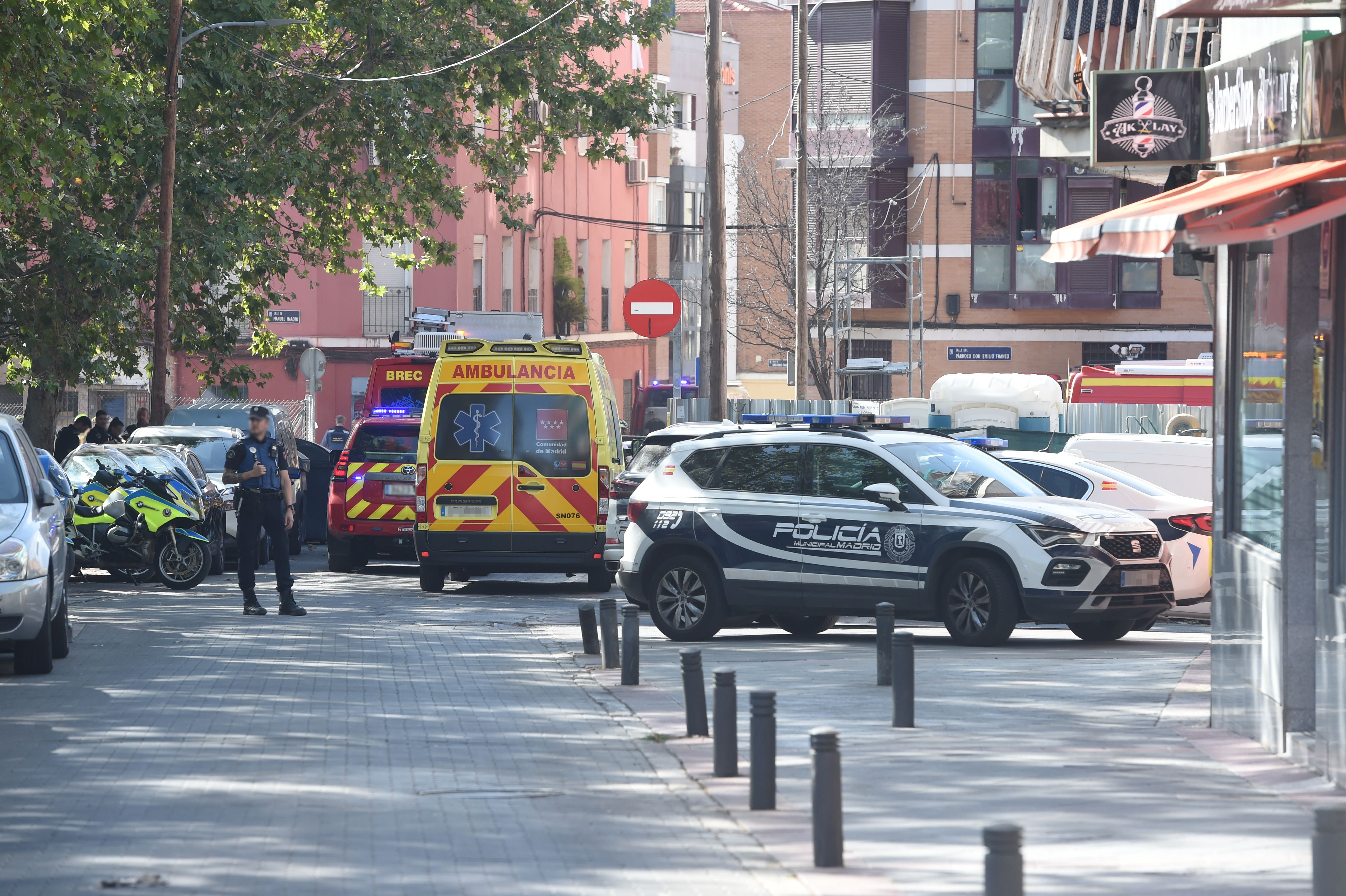 Las imágenes de la devastación en Vallecas tras la explosión de un bar