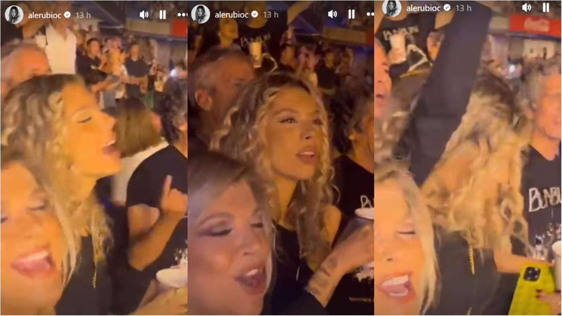 Alejandra Rubio y Terelu Campos en el cncierto