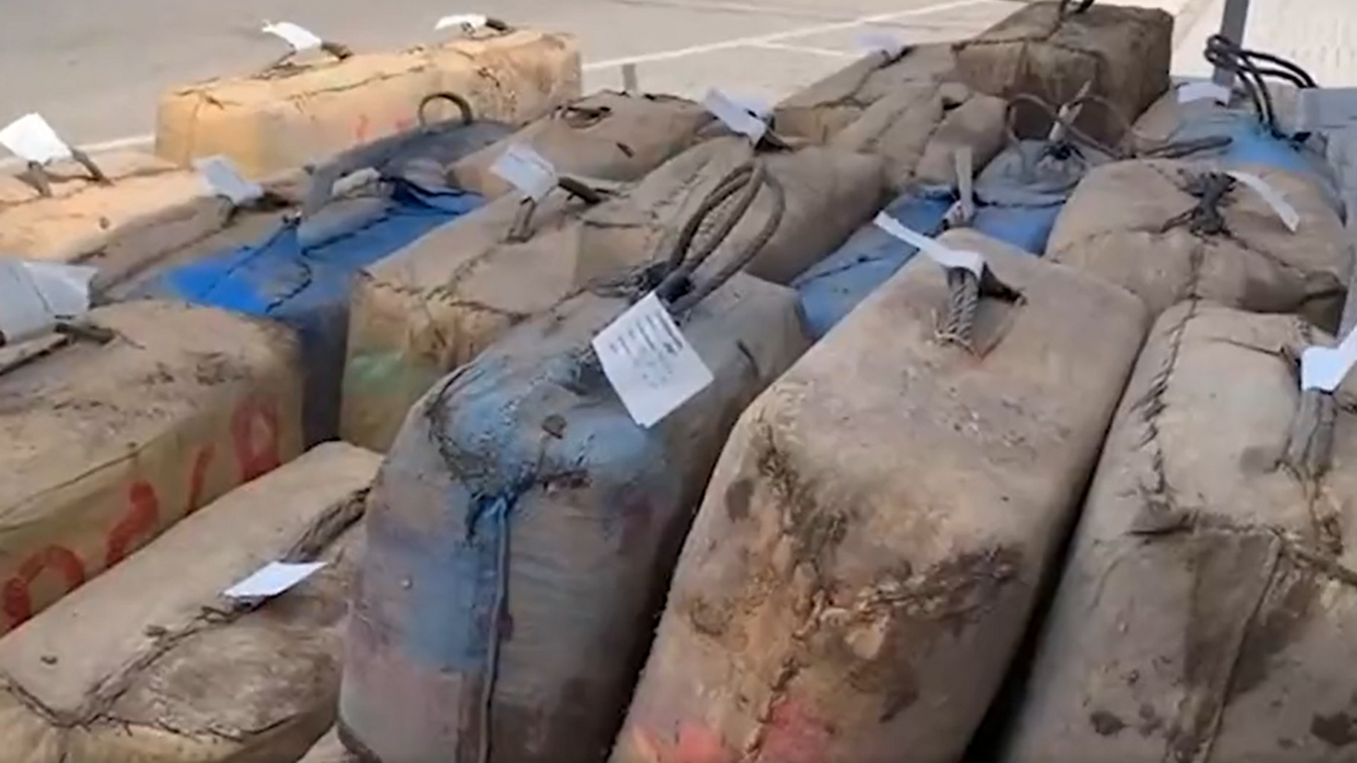 Aljo de droga incautado