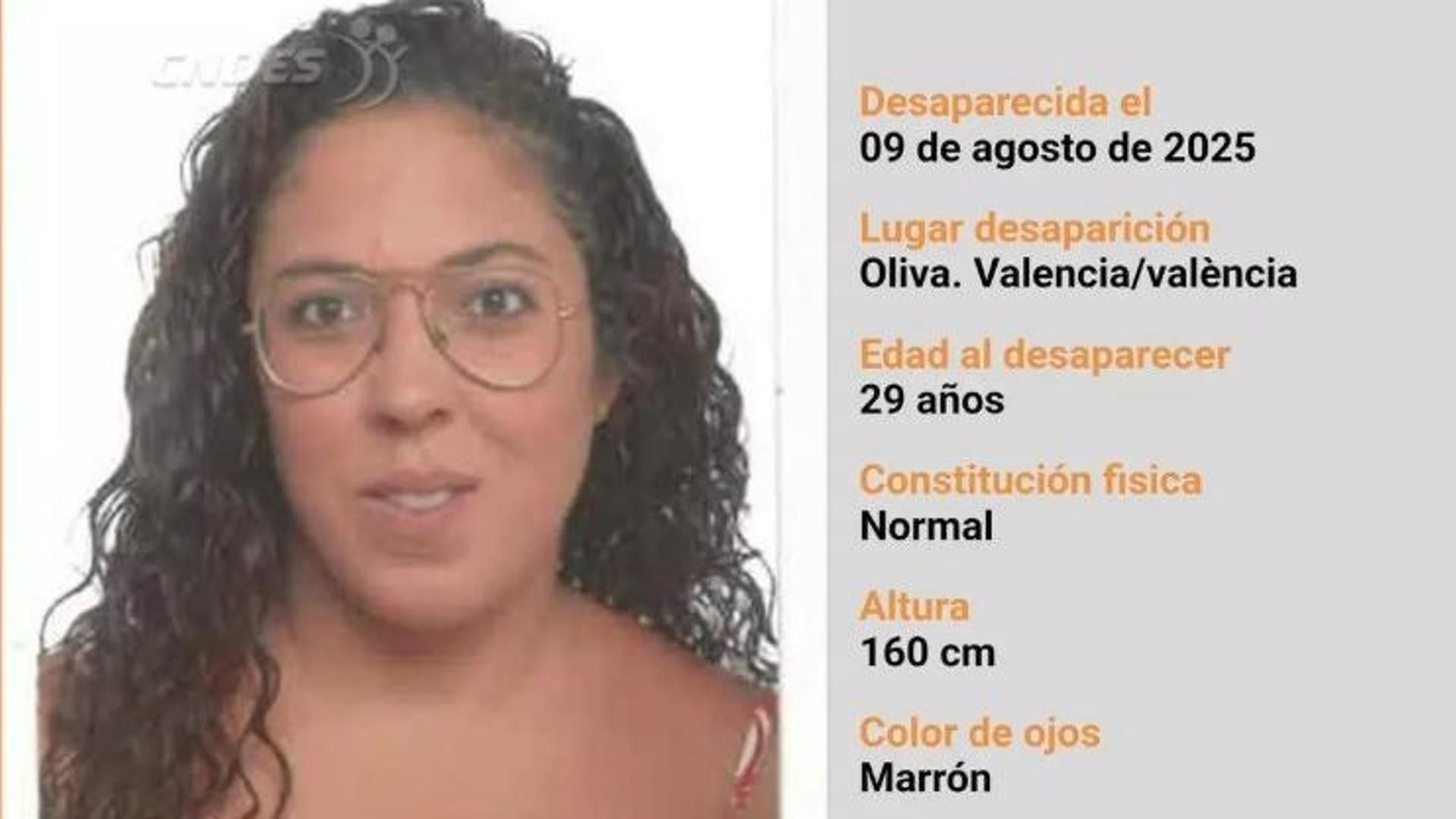 Beatriz G.A., una joven de 28 años desaparecida en Valencia