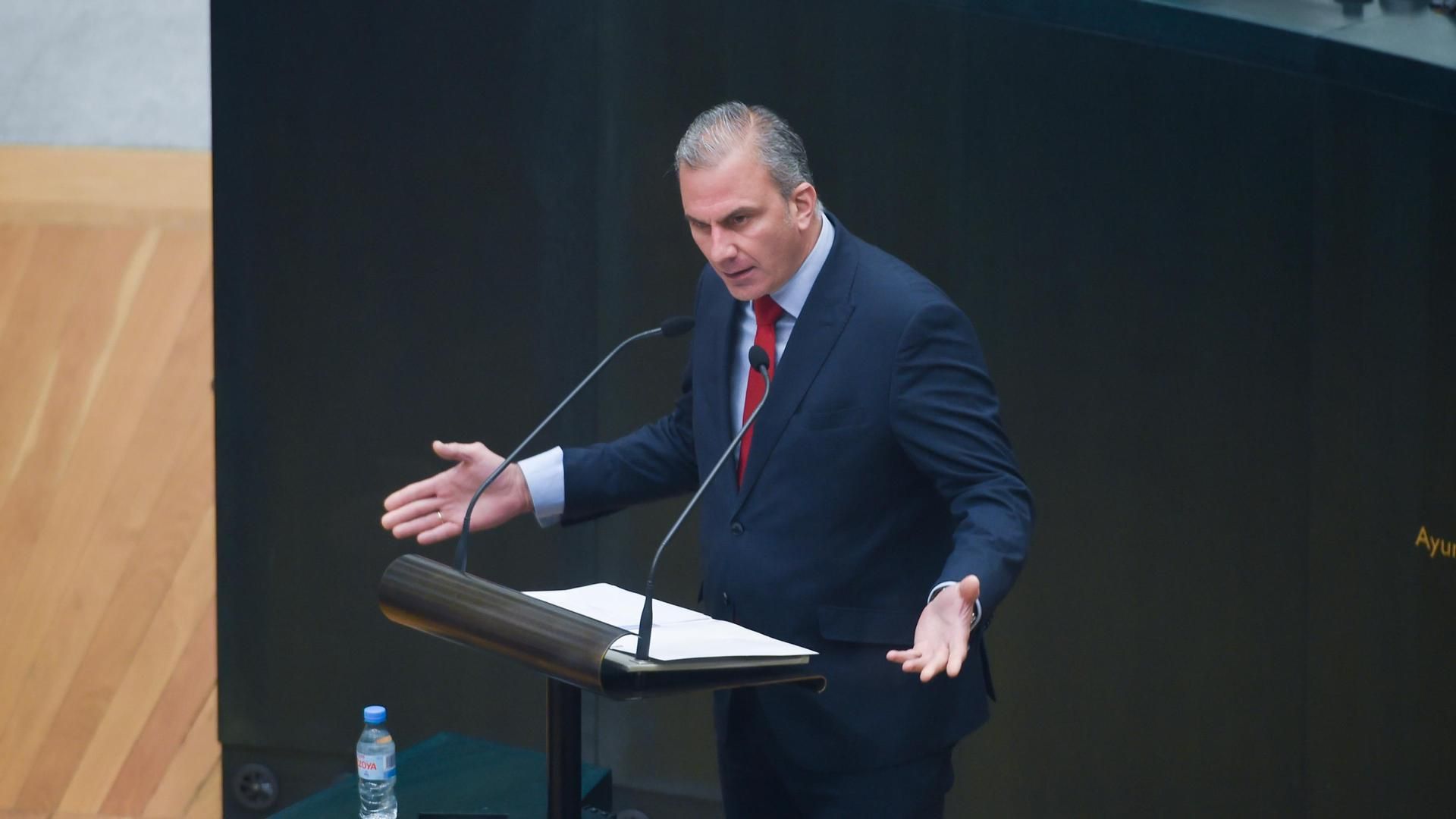 El portavoz de Vox en el Ayuntamiento de Madrid, Javier Ortega Smith