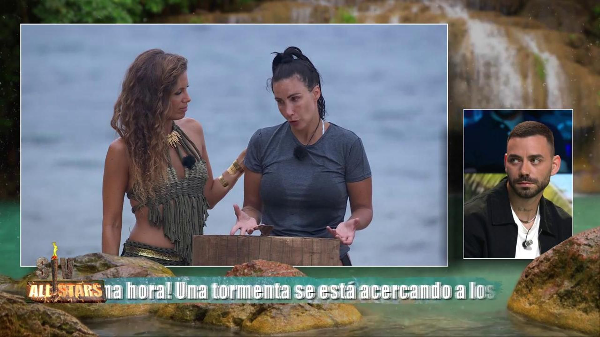 Fani Carbajo, atendida por el servicio médico de Supervivientes All Stars  en plena prueba de recompensa