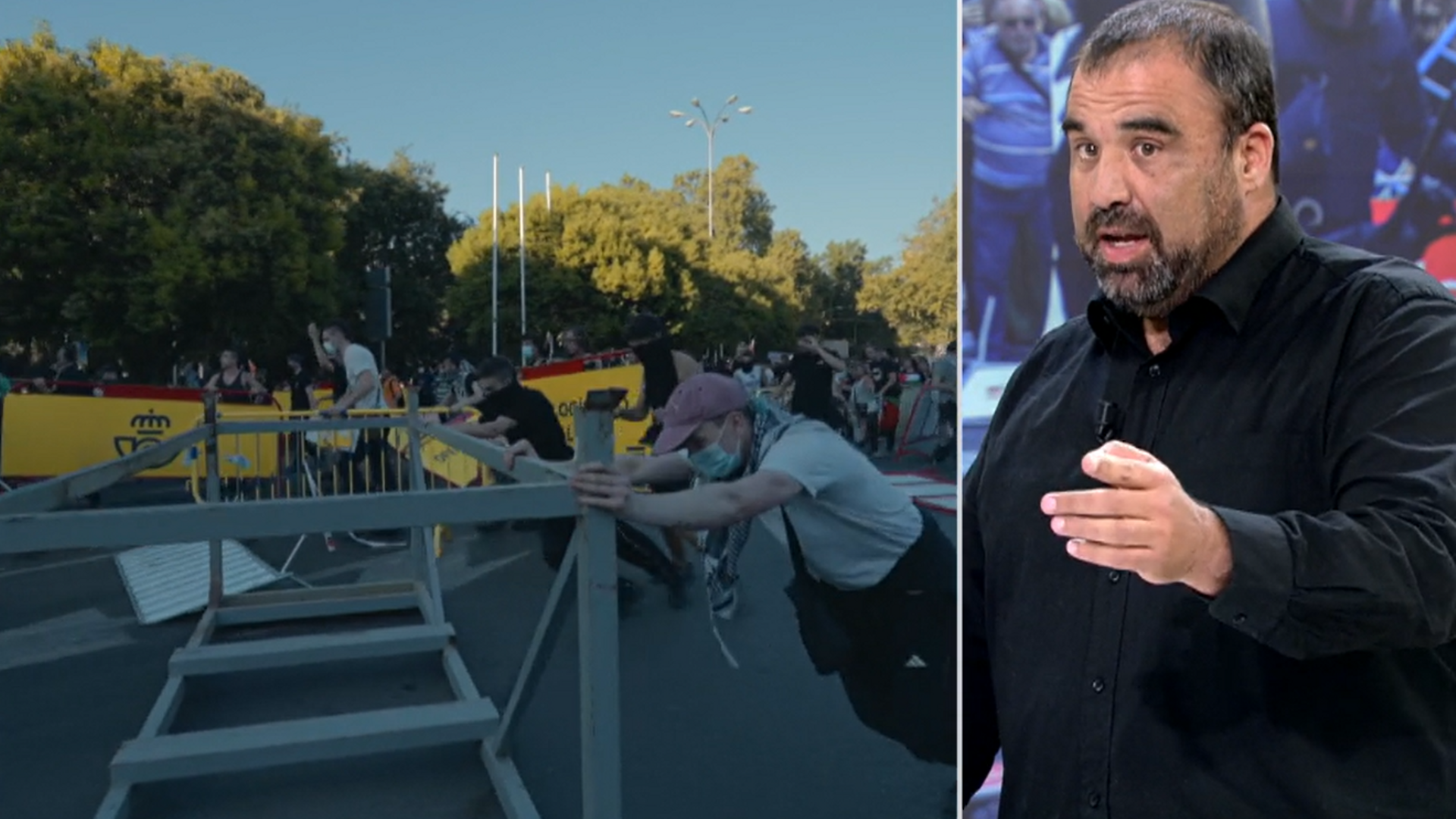 Boicot en la Vuelta a España en Madrid: el dispositivo policial en las manifestaciones, en el punto de mira