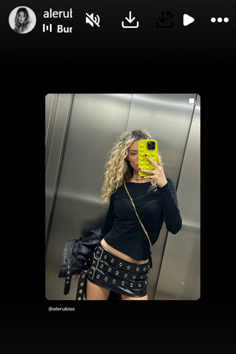 El look de Alejandra Rubio para el concierto de Bunbury ha sido muy aplaudido