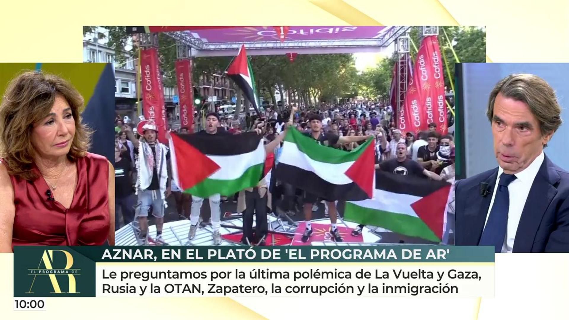 La entrevista completa de José María Aznar en 'El programa de Ana Rosa'