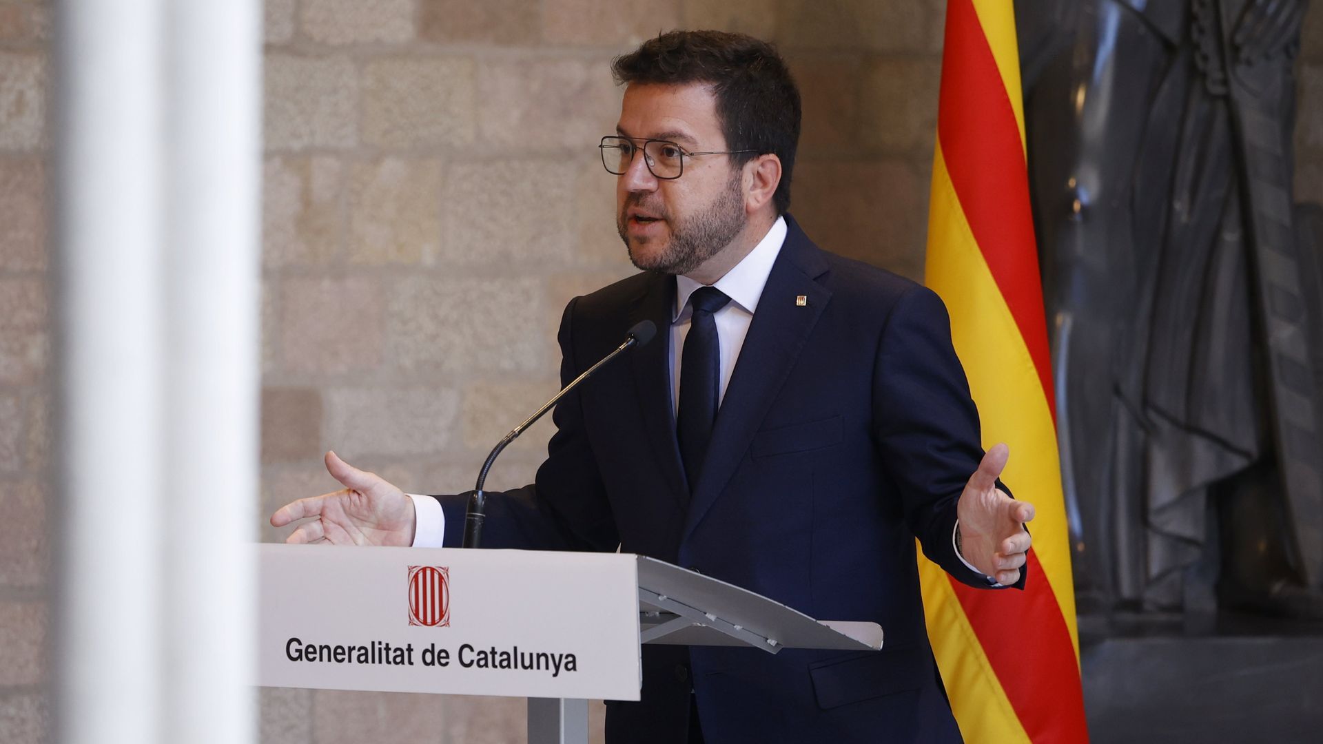 El expresident de la Generalitat de Cataluña Pere Aragonès