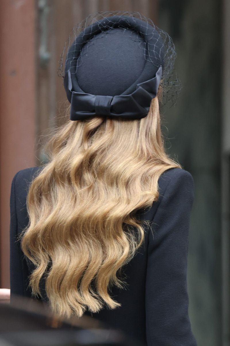 El sombrero de Kate Middleton en el funeral de la duquesa de Kent