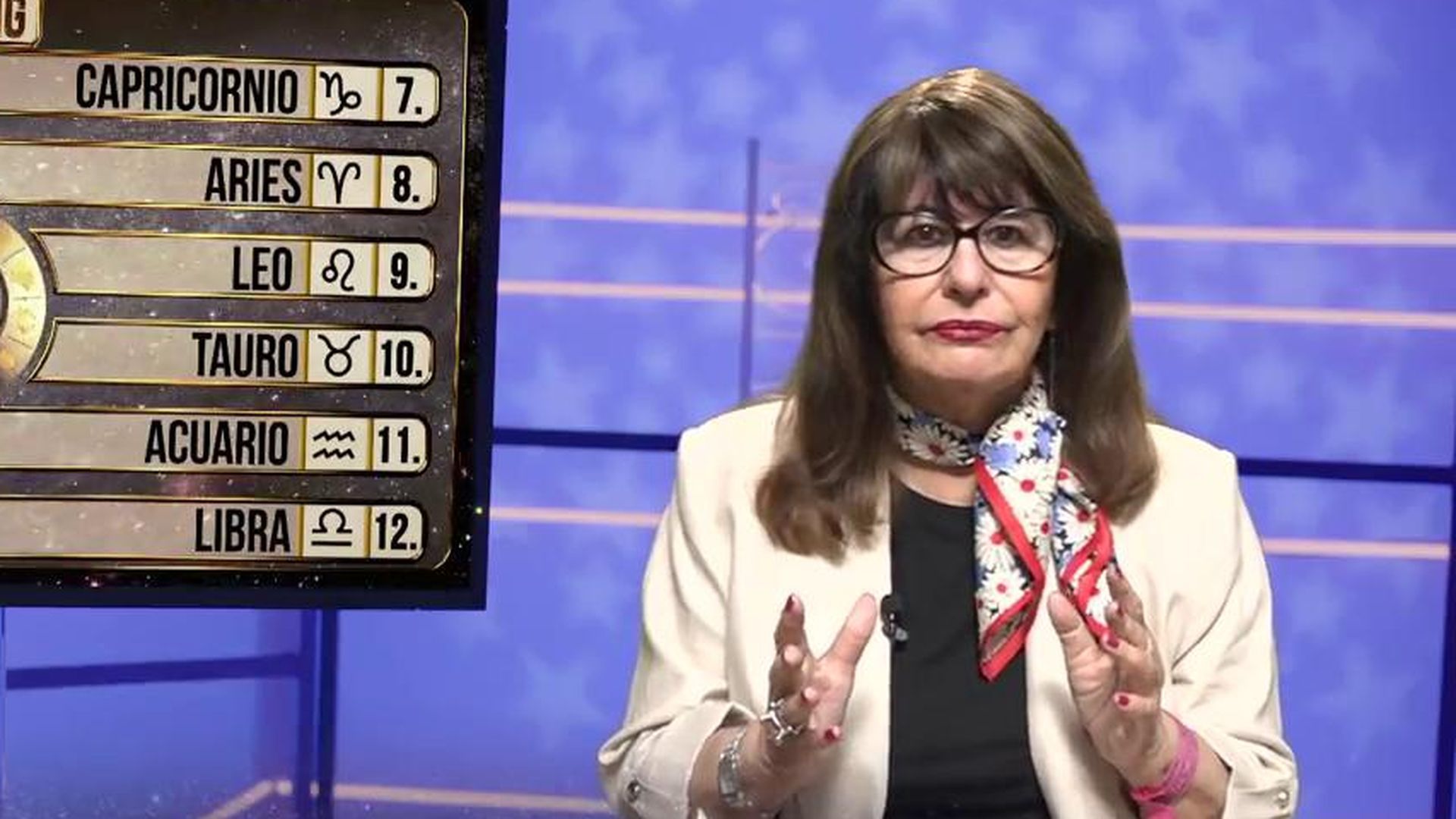 Esperanza Gracia, durante su programa