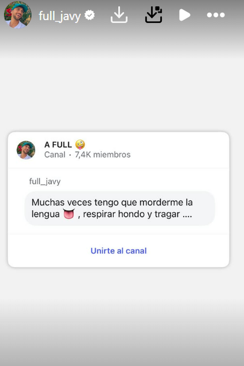 Javy López, ex de Ruth Basauri, ha lanzado este mensaje tras la guerra abierta en redes que han protagonizado