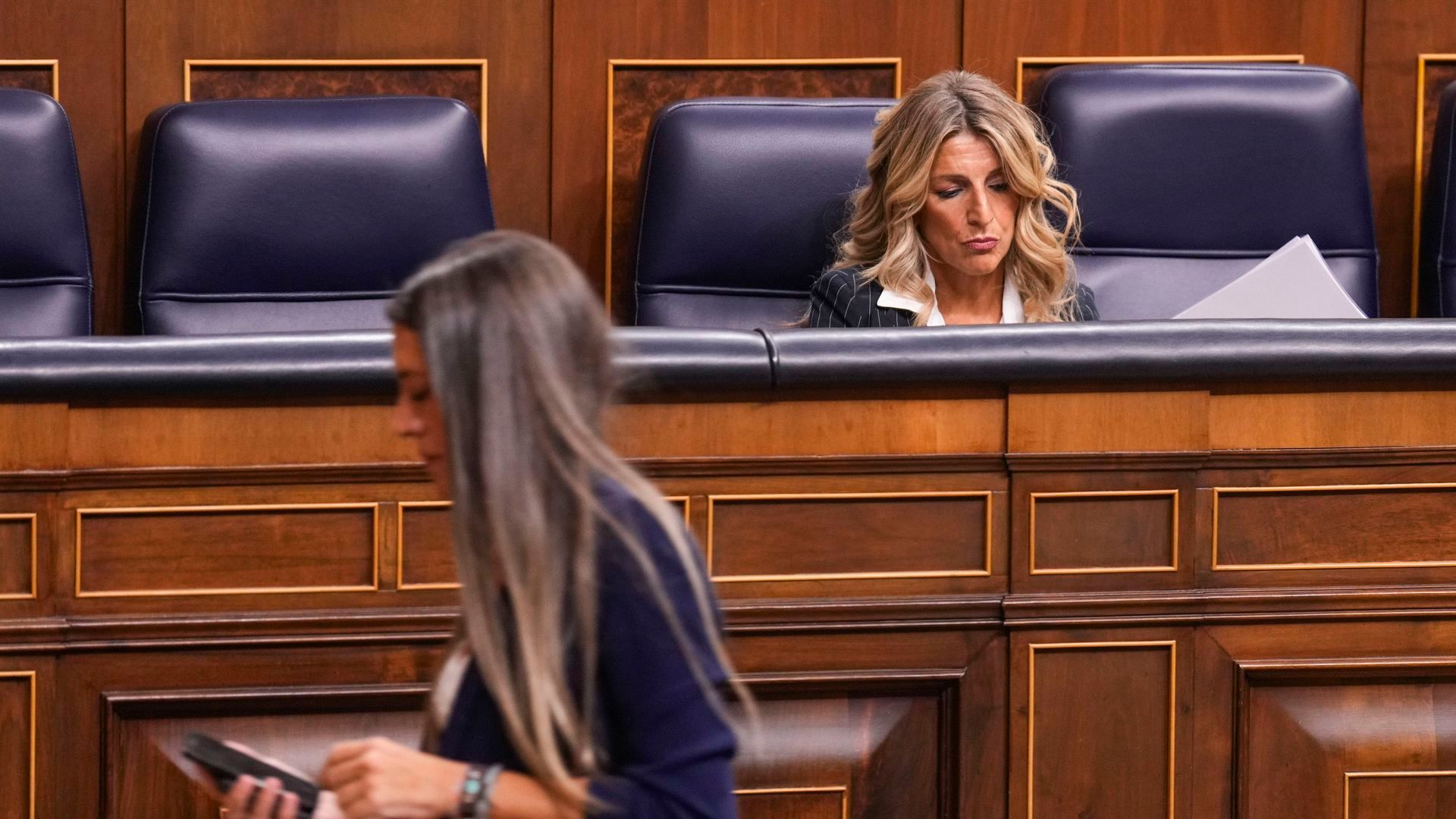 La vicepresidenta Yolanda Díaz