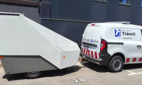 Los radares carro se pueden remolcar a cualquier punto de la red de carreteras