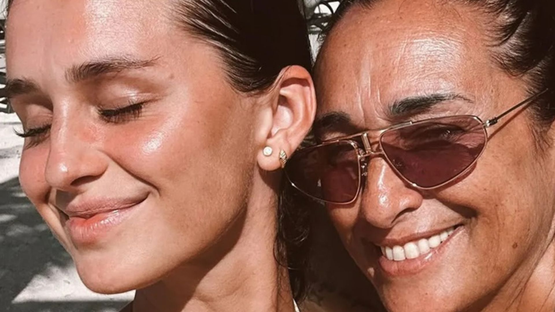 Marina Romero y su madre