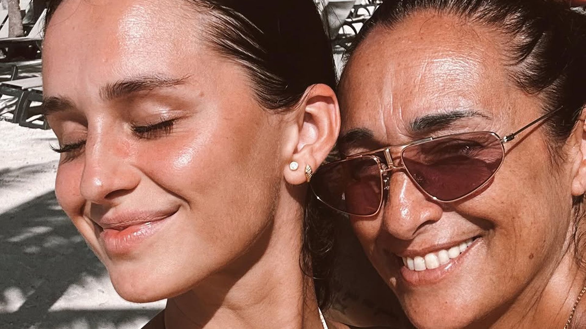 Marina Romero y su madre