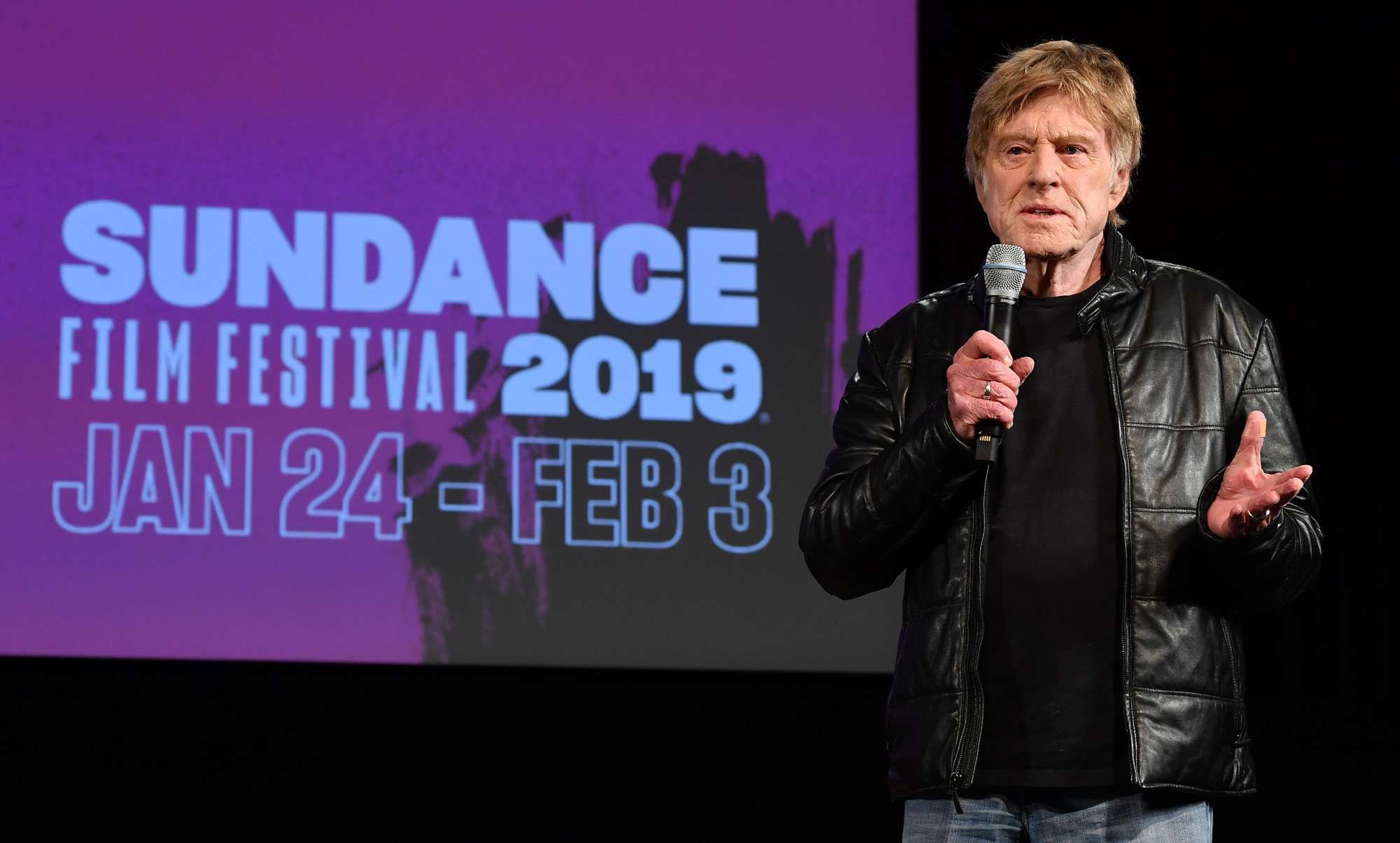 Robert Redford durante el Festival de Sundance en 2019