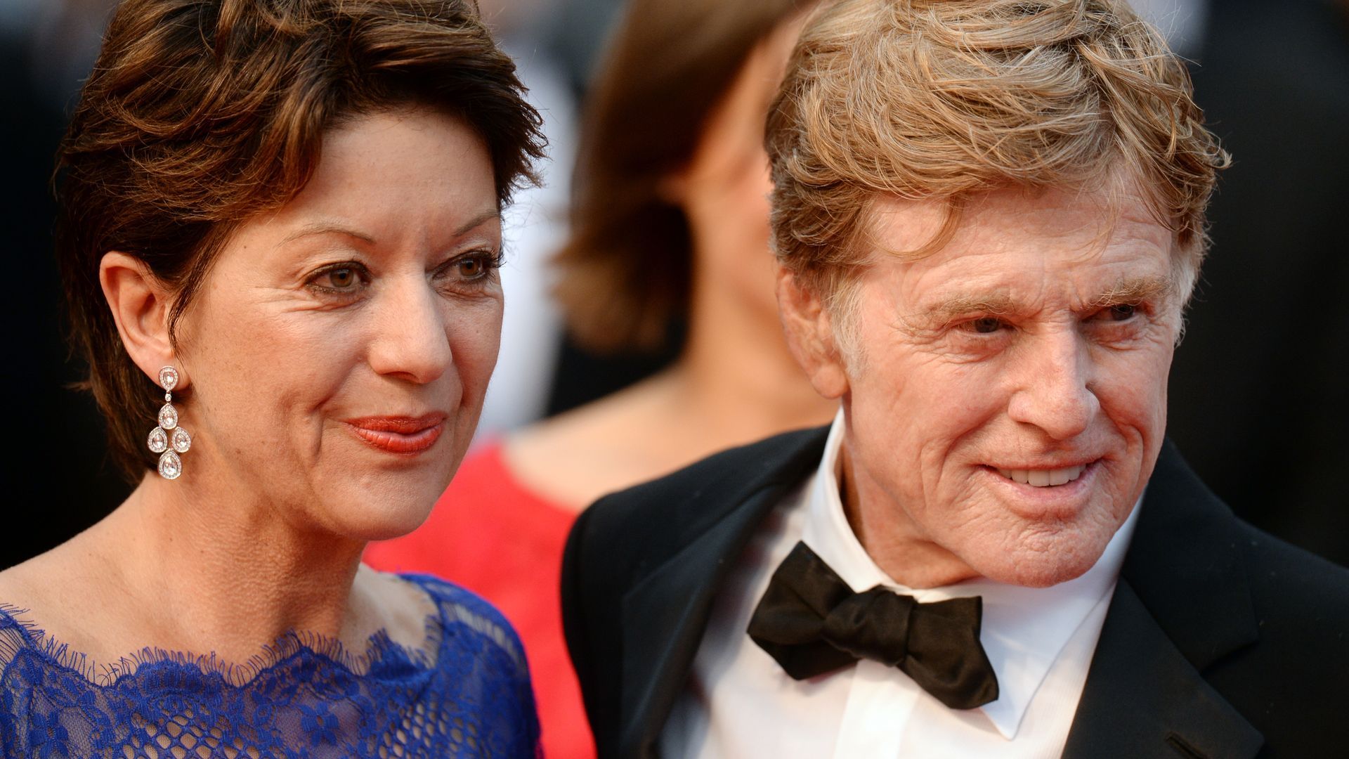 Robert Redford, junto a Sibylle Szaggars