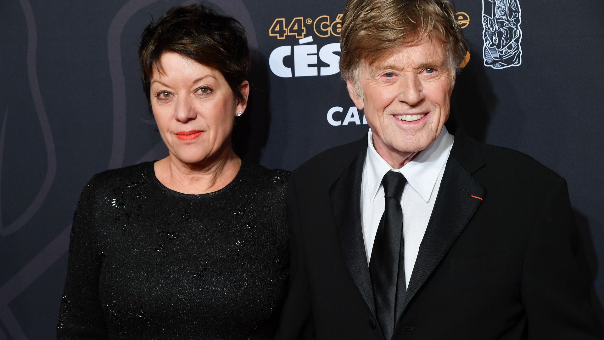 Robert Redford y su segunda mujer, Sibylle Szaggars, en 2019