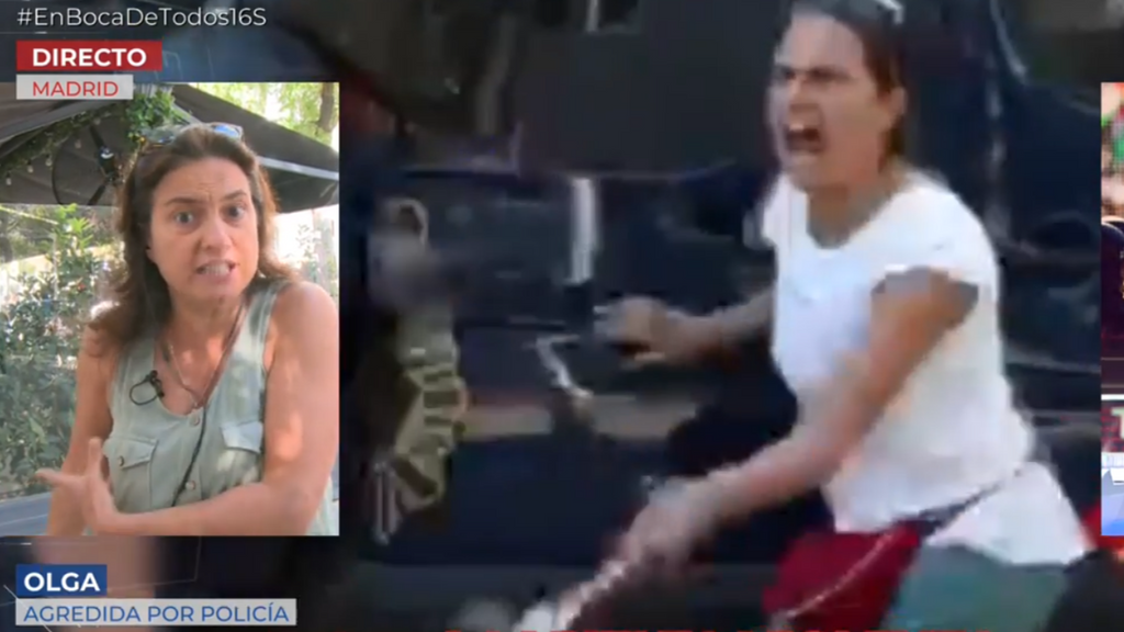 El enfado de una manifestante agredida por un agente: "Yo no asumo que un policía me pegue tres porrazos"