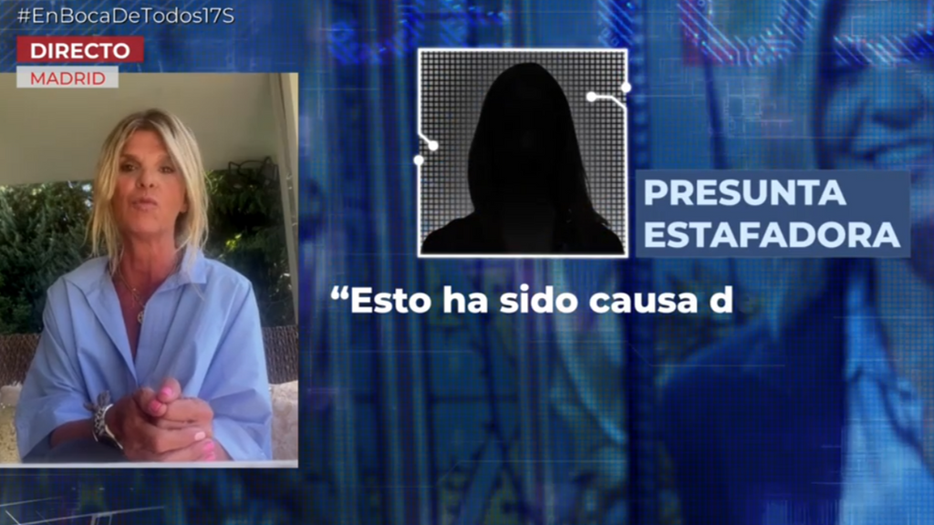 Arancha de Benito denunció haber sido estafada y 'En boca de todos' ha hablado con su presunta timadora: "Voy a resolverlo"