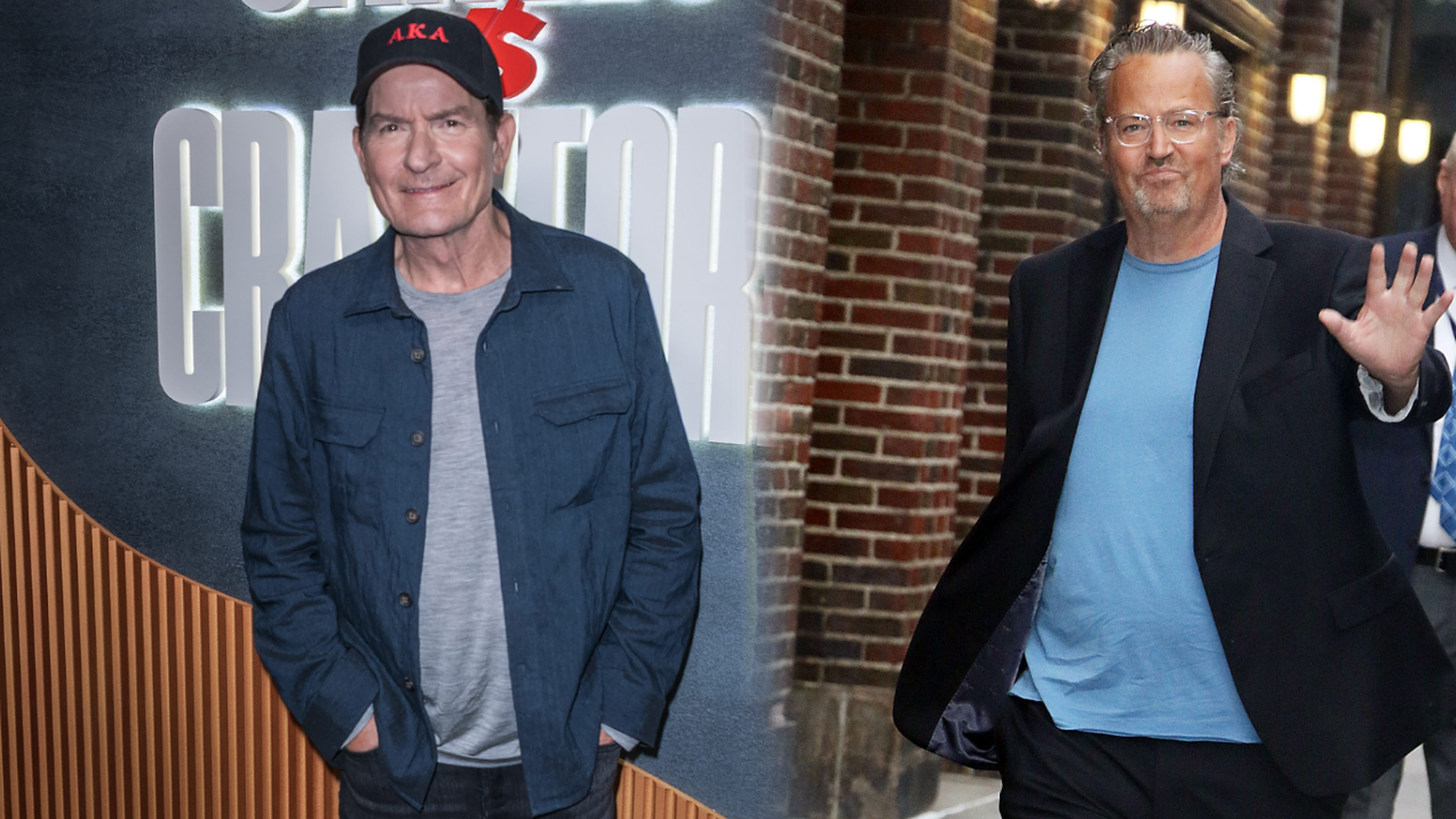 Charlie Sheen y Matthew Perry