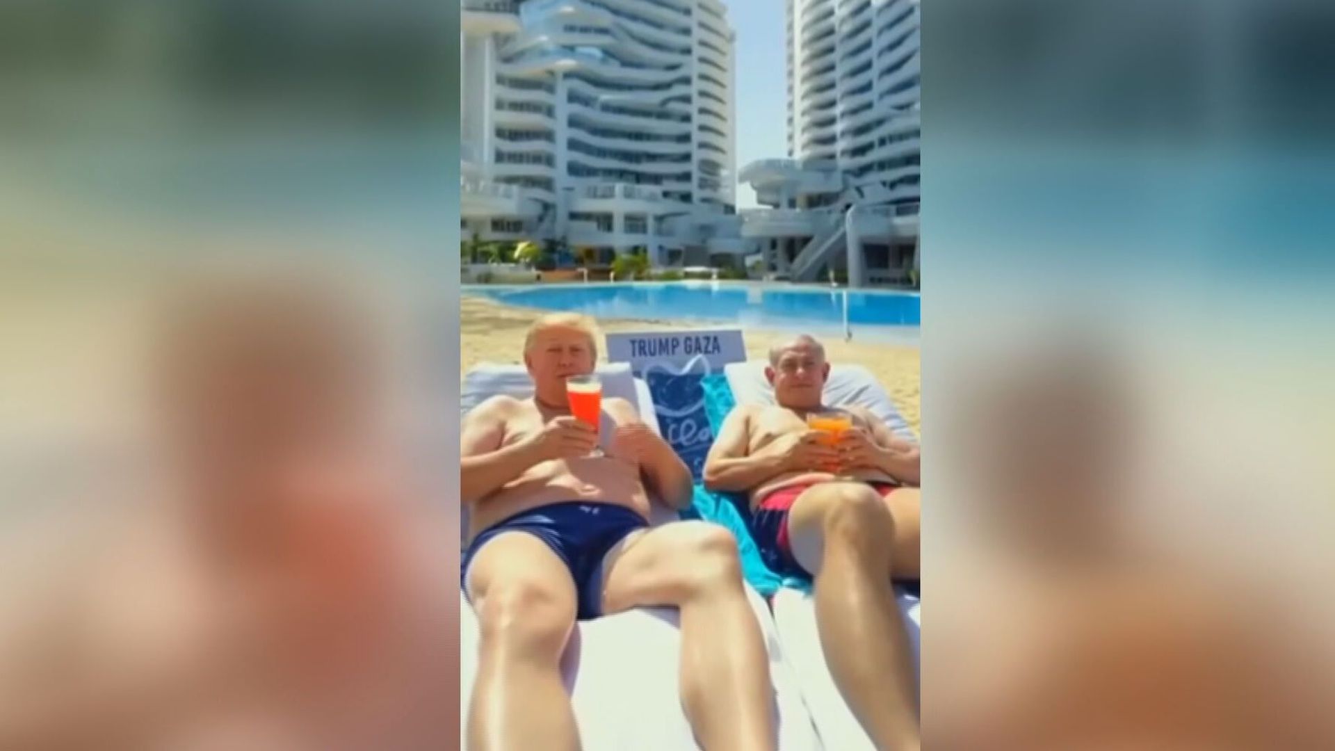 Donald Trump recrea en un vídeo con IA la Gaza que sueña