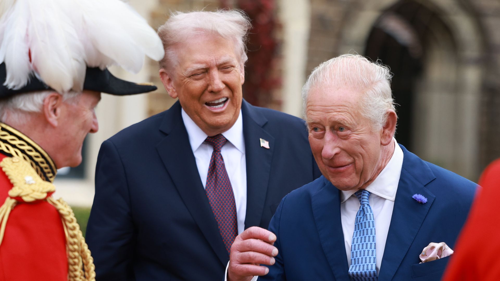 Donald Trump y el rey Carlos III