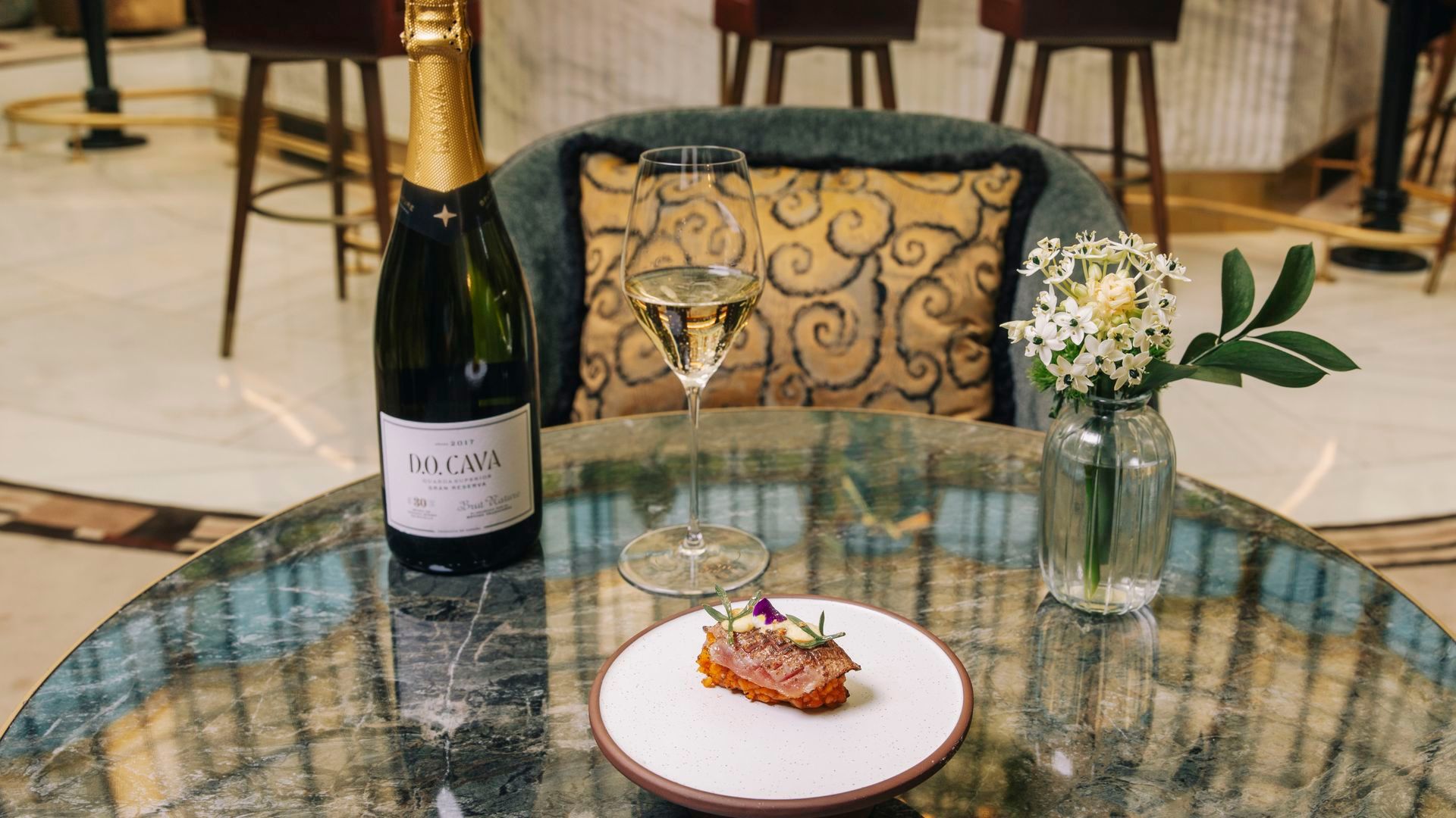 Burbujas y tapas de autor en el Palace, ¿qué más se puede pedir?