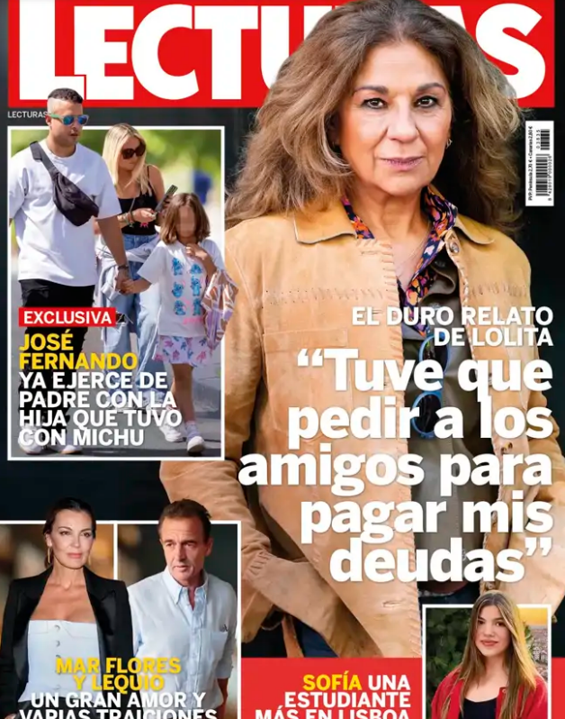 La entrevista de Lolita Flores protagoniza la portada de la revista 'Lecturas'