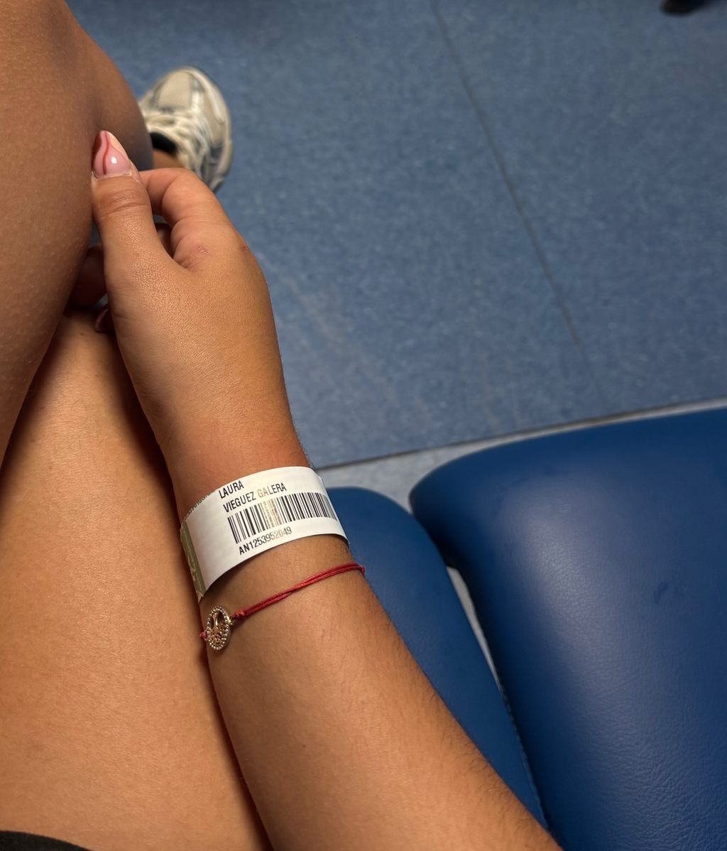 Laura Galera, en urgencias