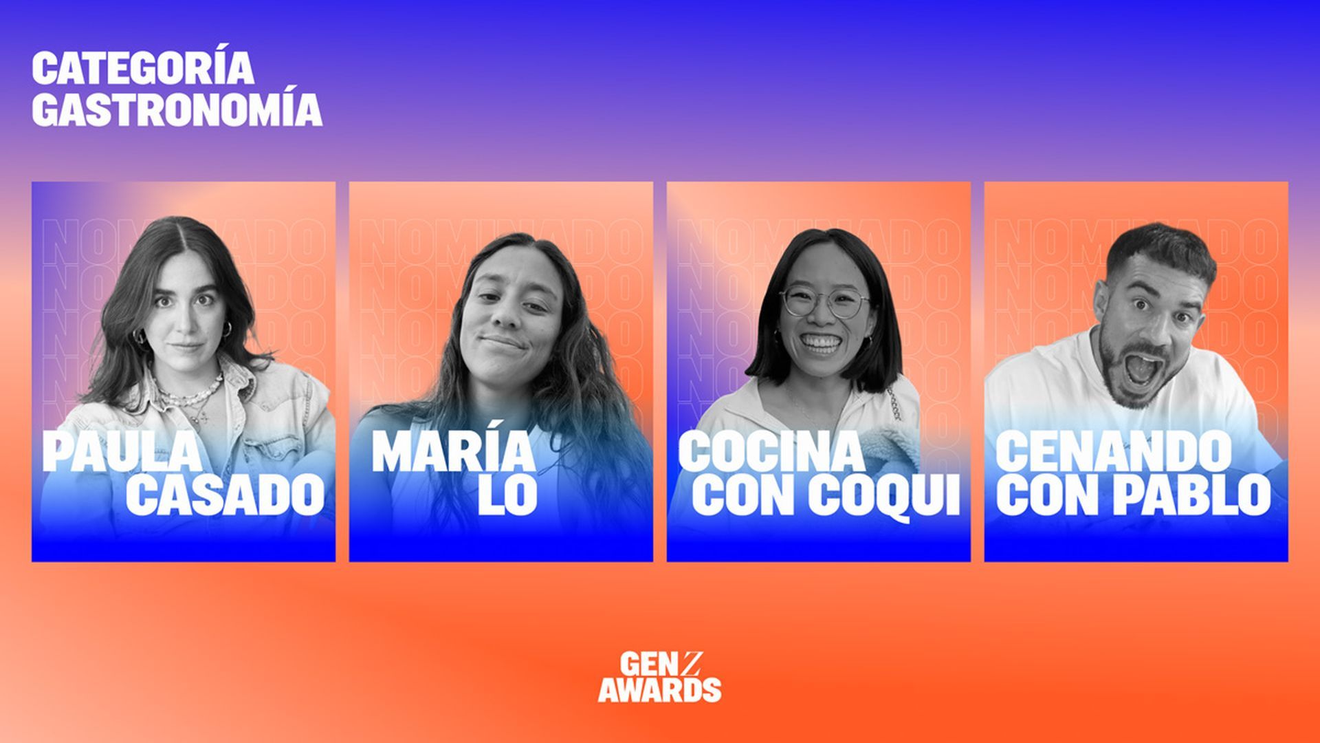 Los nominados en ‘Gastronomía’