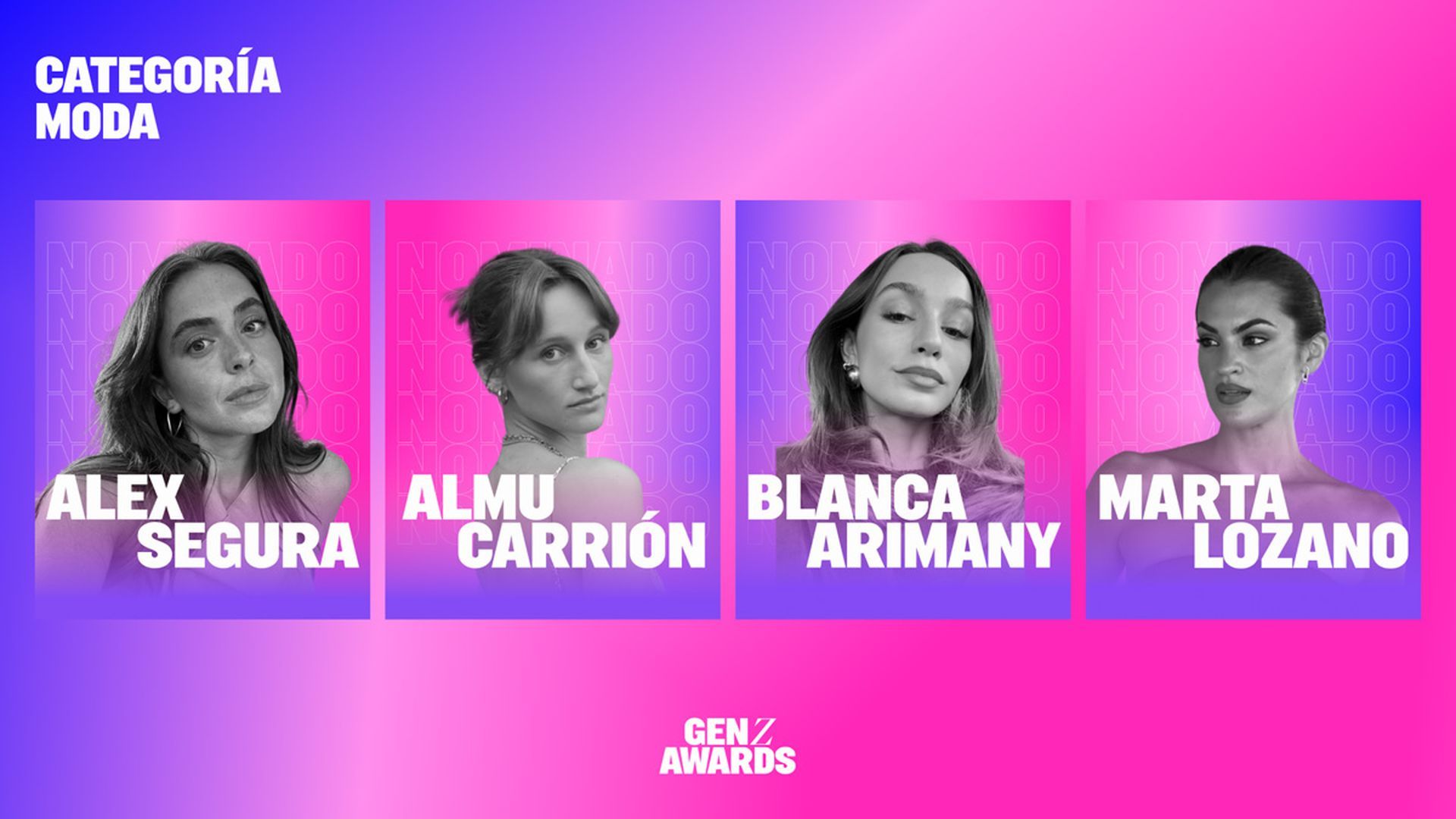 Los nominados en 'Moda'