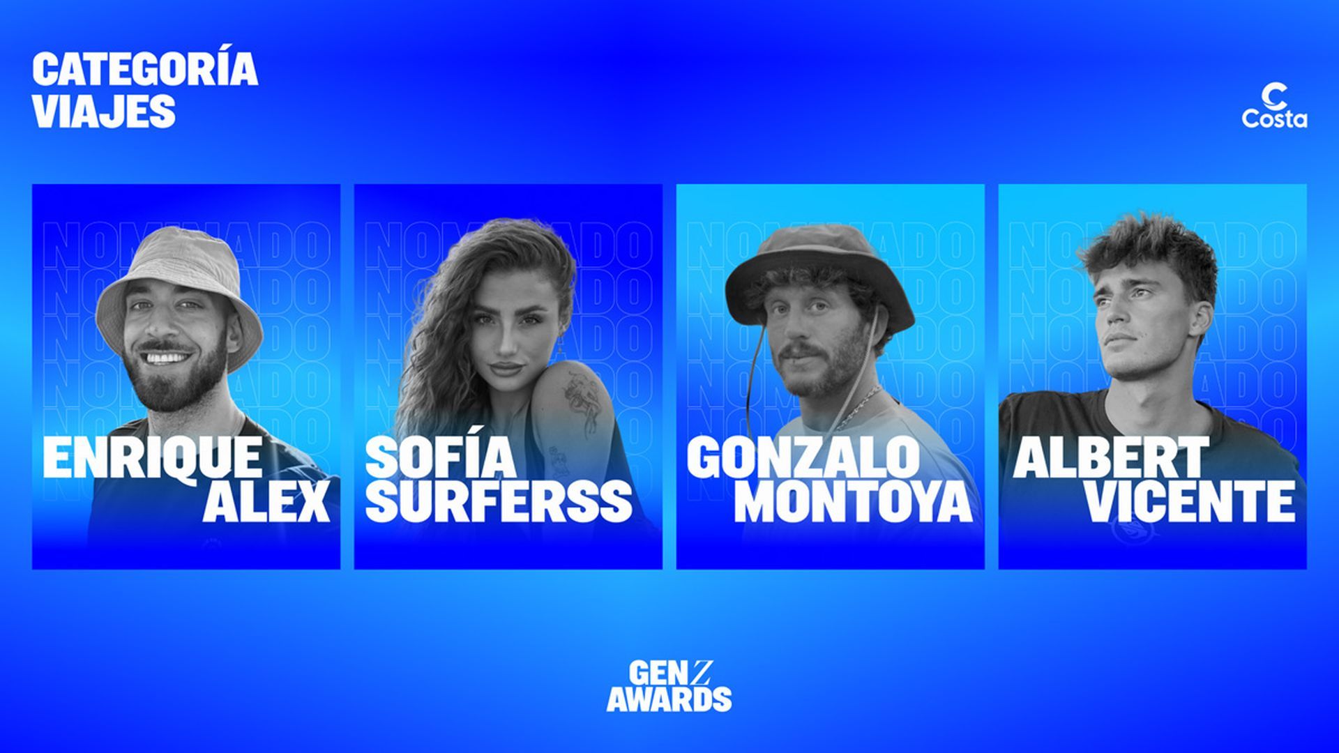 Los nominados en ‘Viajes by Costa Cruceros’