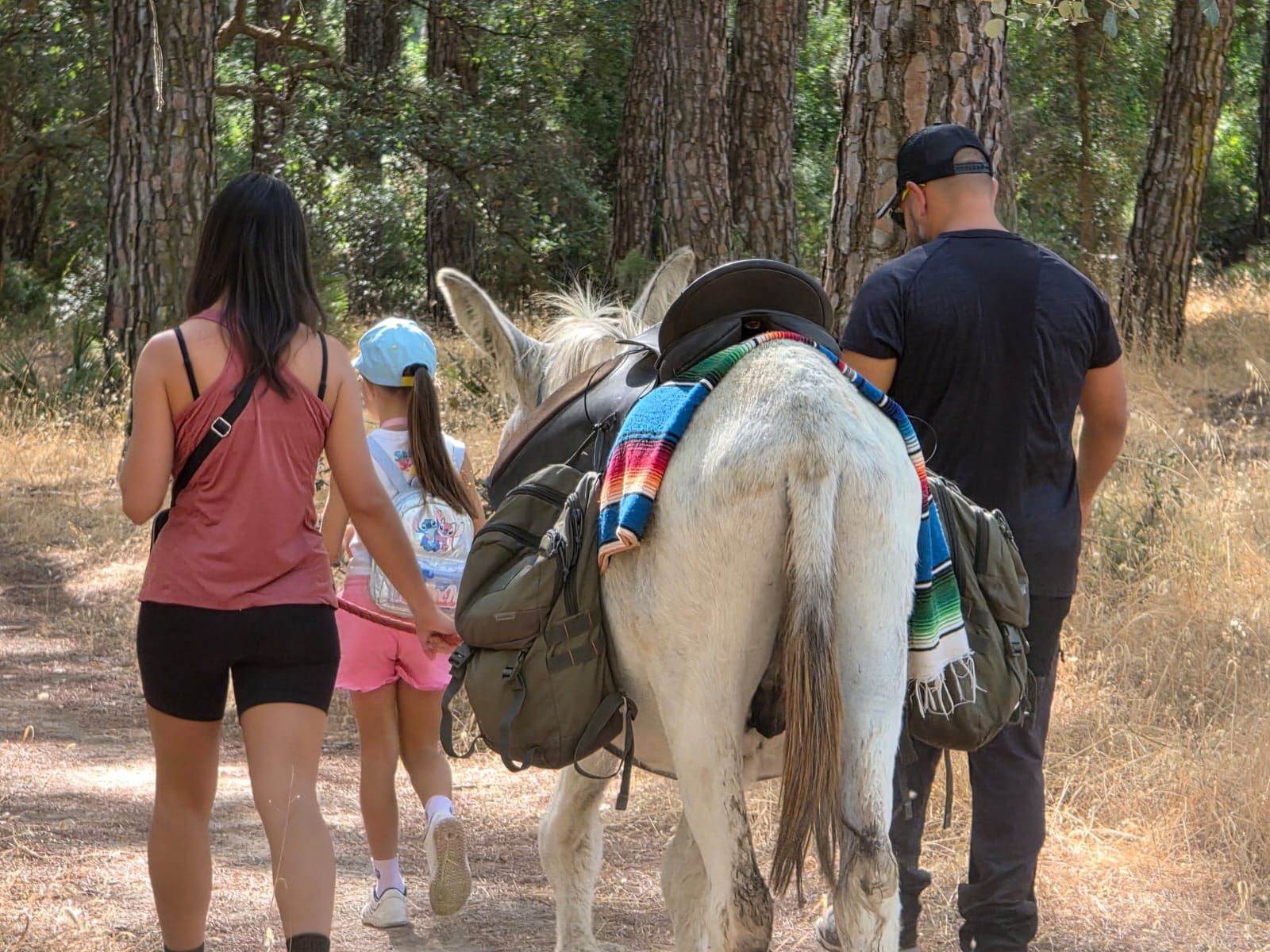 Parte de la experiencia en el "Bosque Encantado de Hinojos"