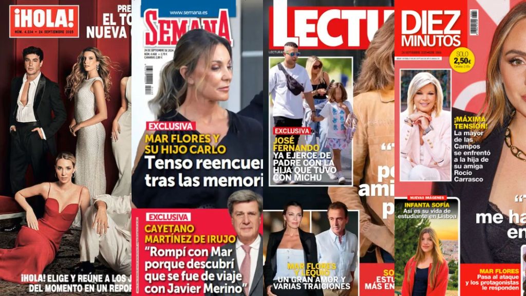 Portadas de las revistas