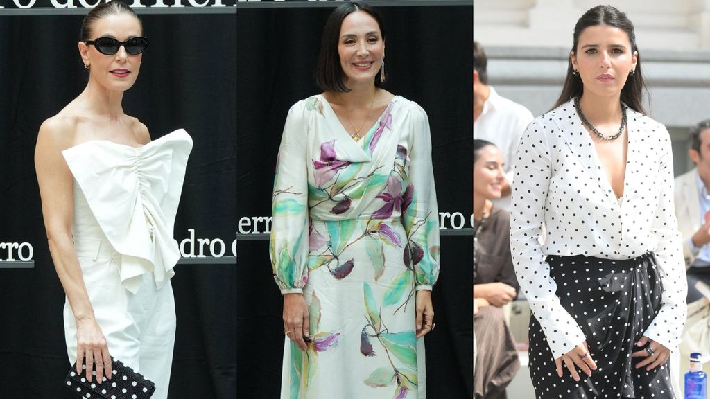 Raquel Sánchez Silva, Tamara Falcó y Tana Rivera, en un montaje de fotos