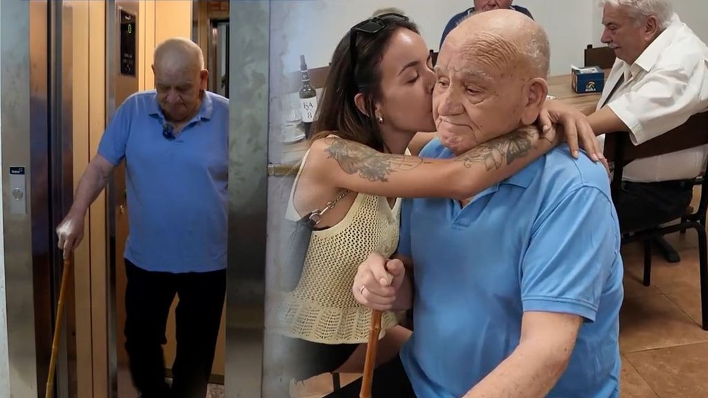 Eugenio vuelve a pisar la calle 10 meses después de la Dana: tiene ascensor y se reencuentra con sus familiares y amigos