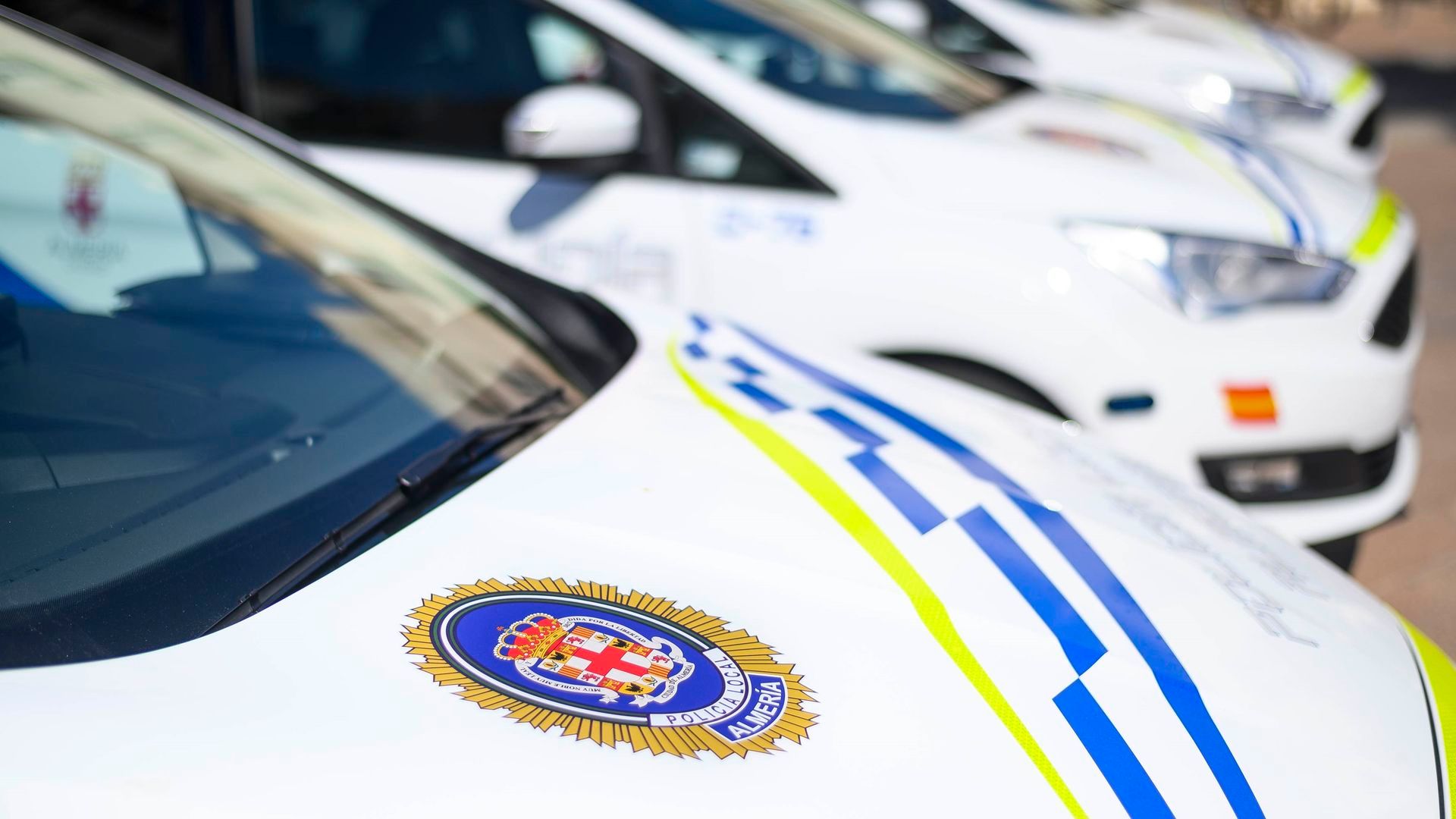 Vehículos de la Policía Local de Almería