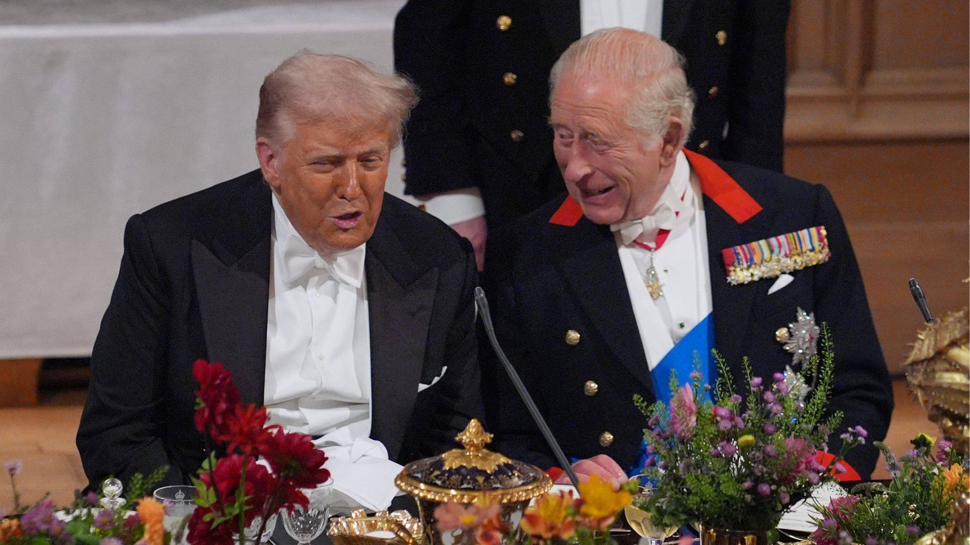 Donald Trump y el rey Carlos III