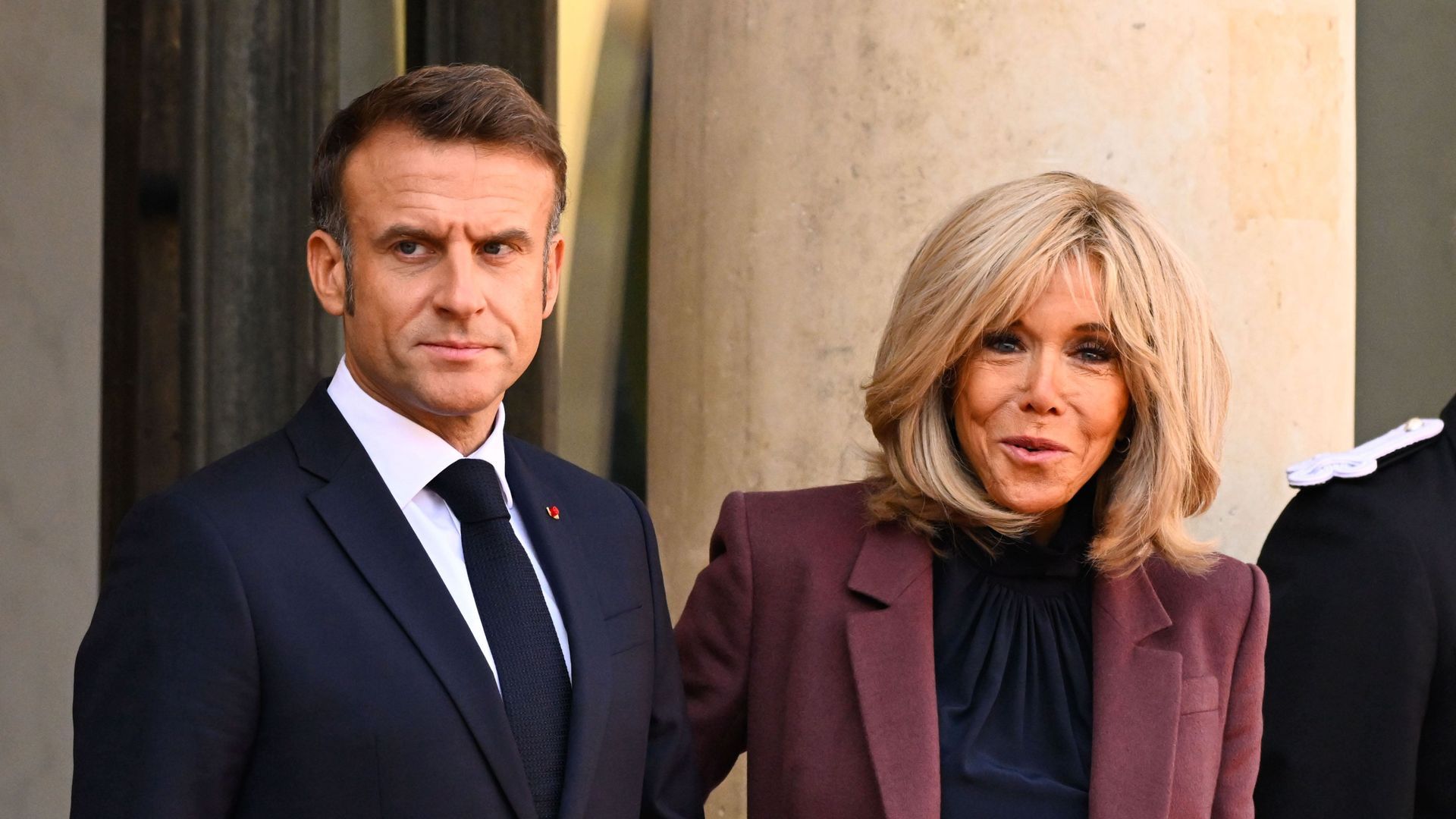 Emmanuel Macron y Brigitte Macron