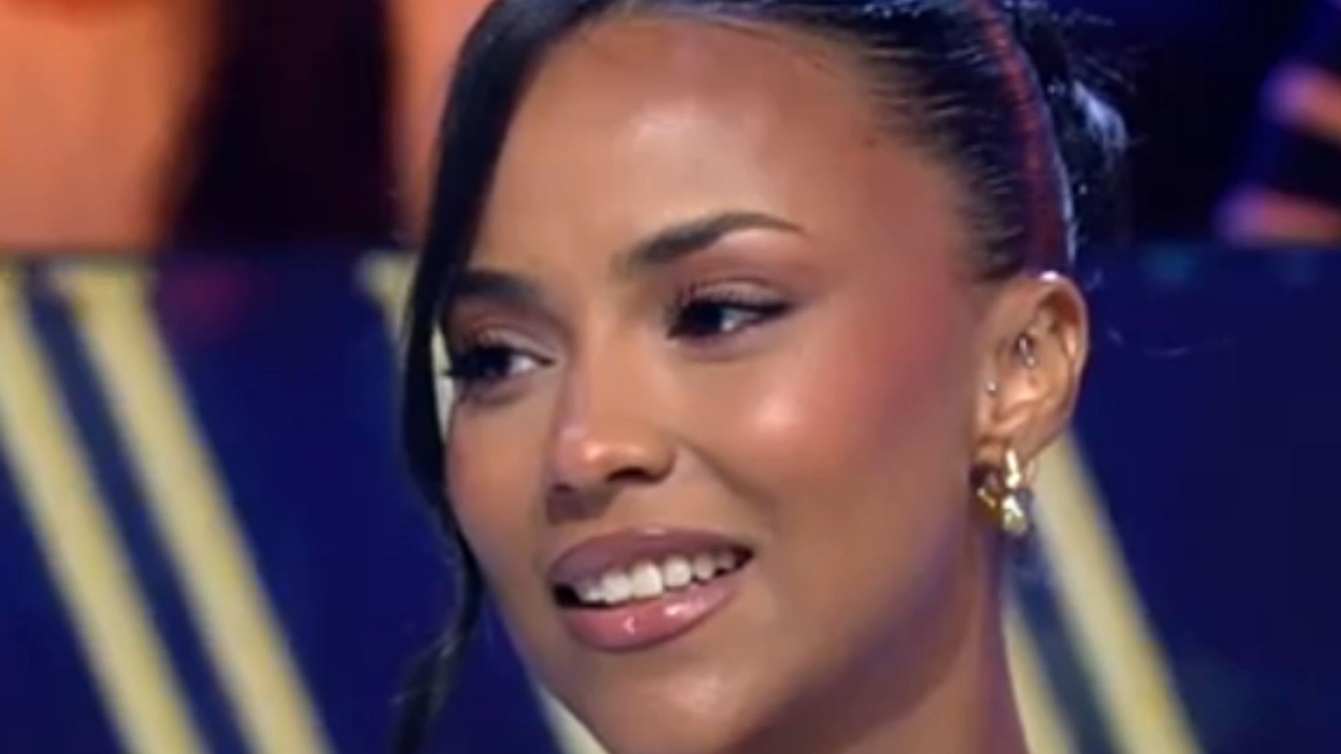 Jeimy Báez, exconcursante de 'GH DÚO', durante su entrevista en '¡De viernes!'