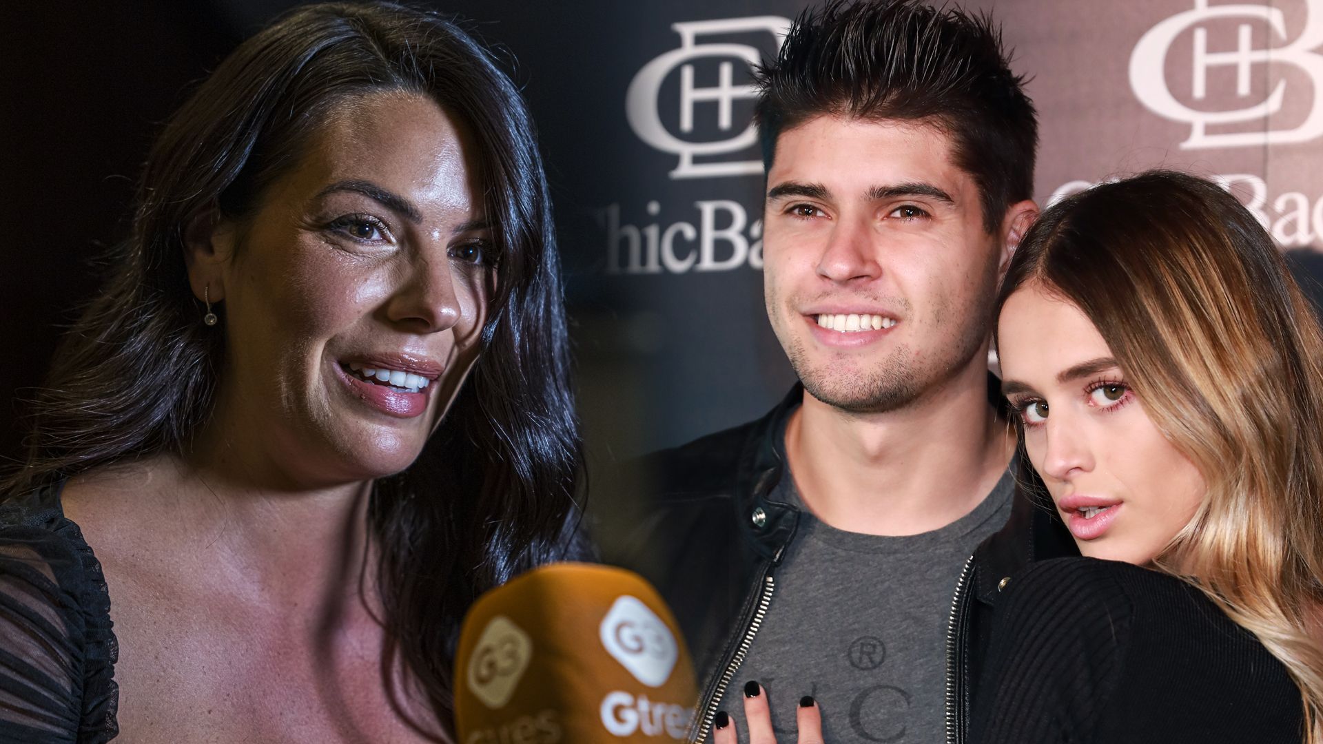 Laura Matamoros, Javier Tudela y Marina Romero
