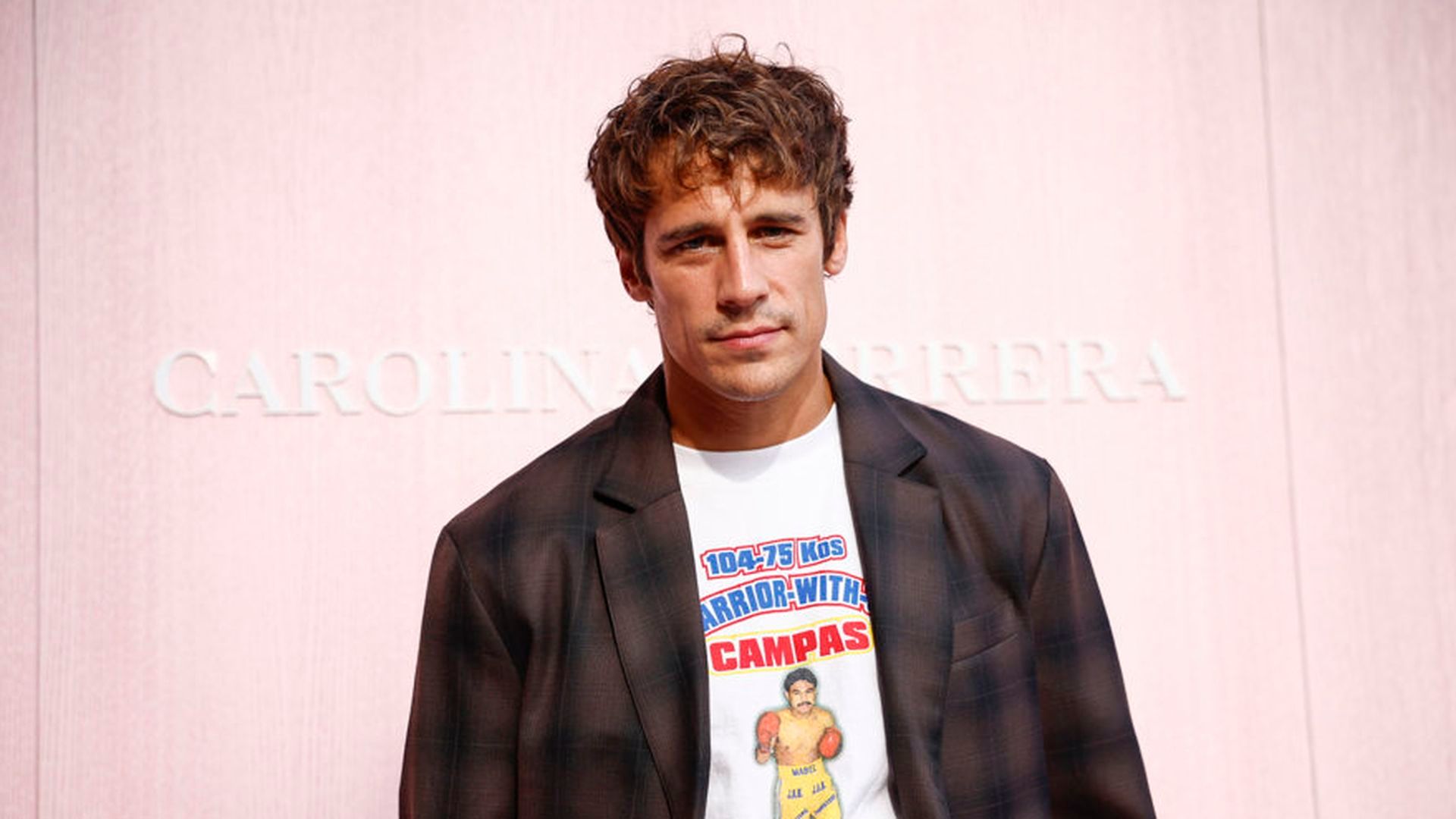 Martiño Rivas en el desfile de Carolina Herrera