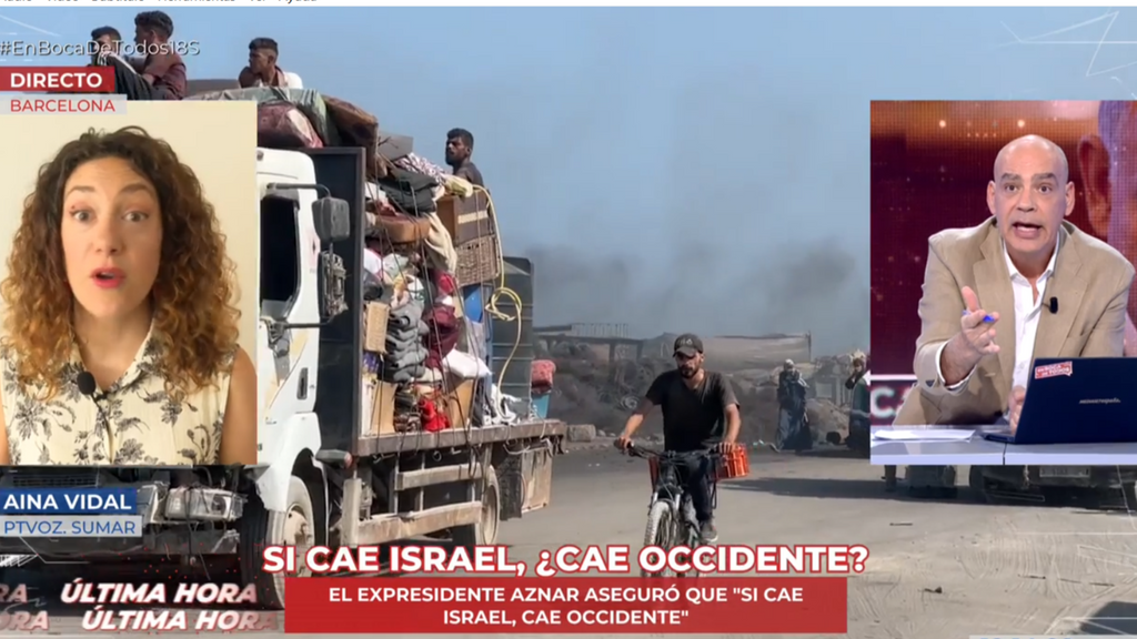 Nacho Abad estalla contra la portavoz de Sumar, Aina Vidal: "No le tolero que a mí me diga que yo justifico el genocidio"