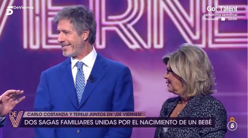 Terelu y Carlo Padre en 'De Viernes'
