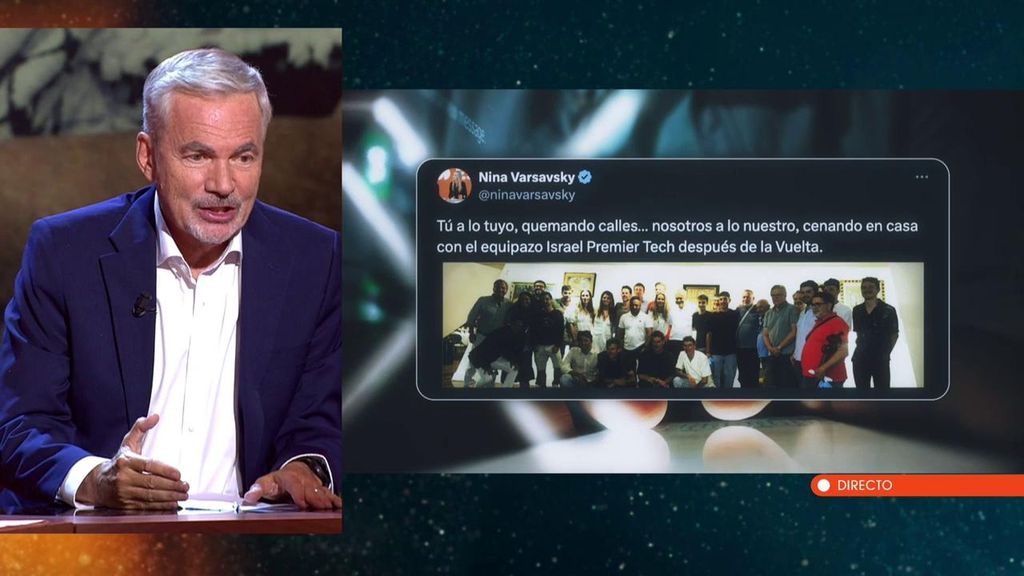 La cena inesperada de Martín Varsavsky con el equipo israelí tras los disturbios en la Vuelta: “Estaban conmocionados”