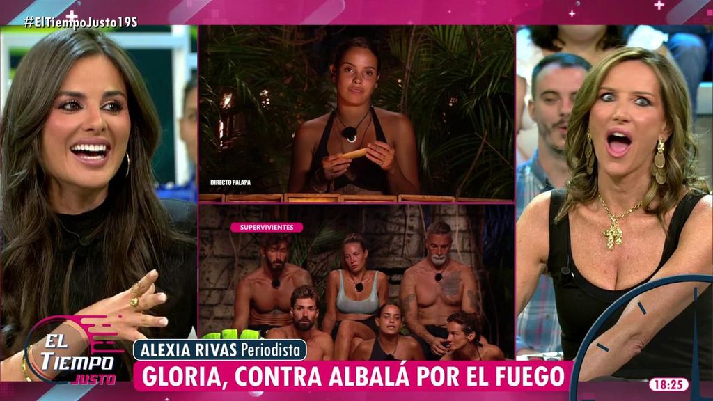 Alexia Rivas suelta la bomba en ‘El tiempo justo’: “Alejandro Albalá quiso tener un rollo con Gloria Camila”