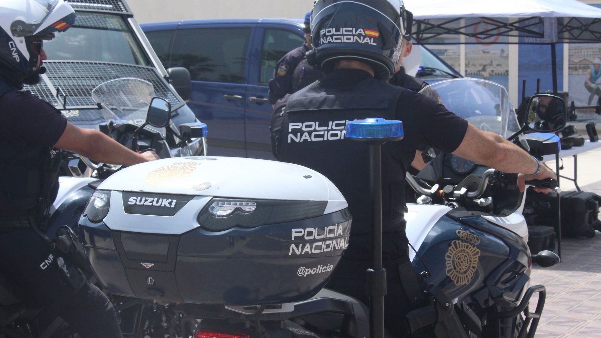 Archivo - Imagen de archivo de agentes de Policía Nacional