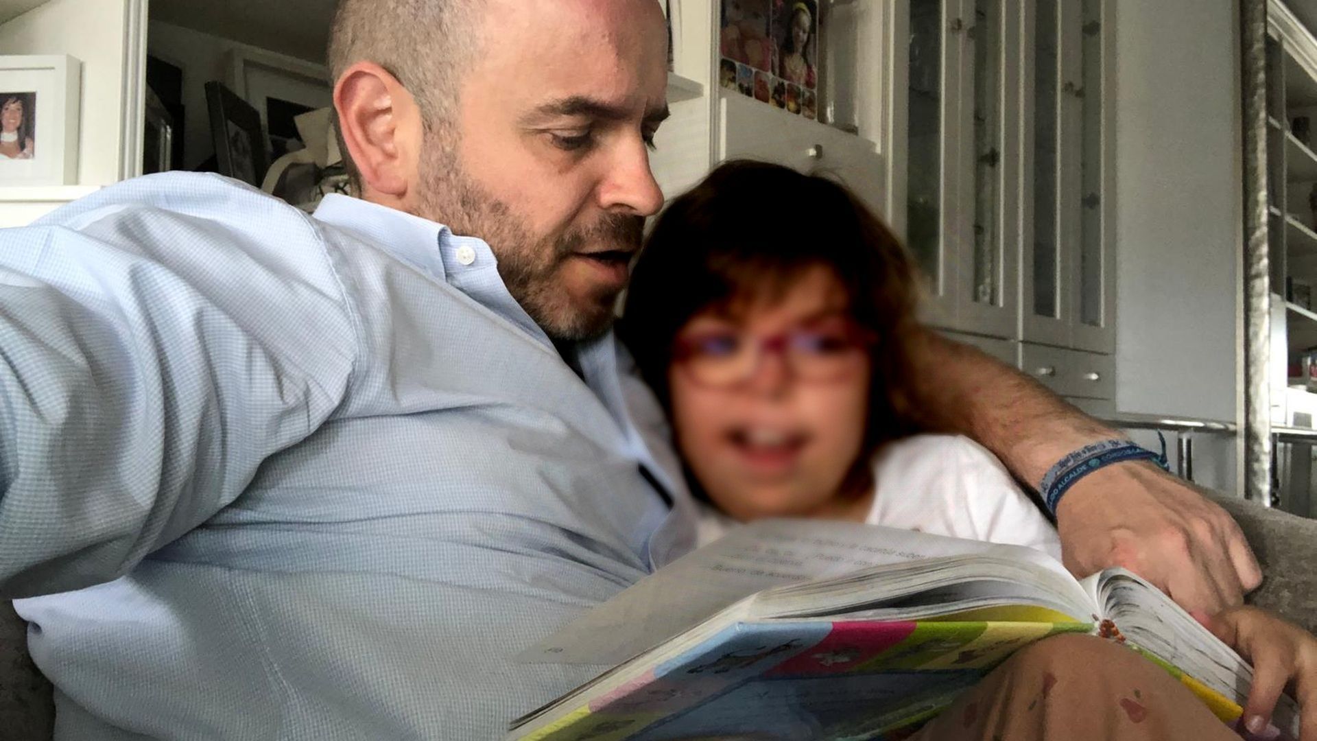 Bernardo, una padre cordobés junto a su hija Meme