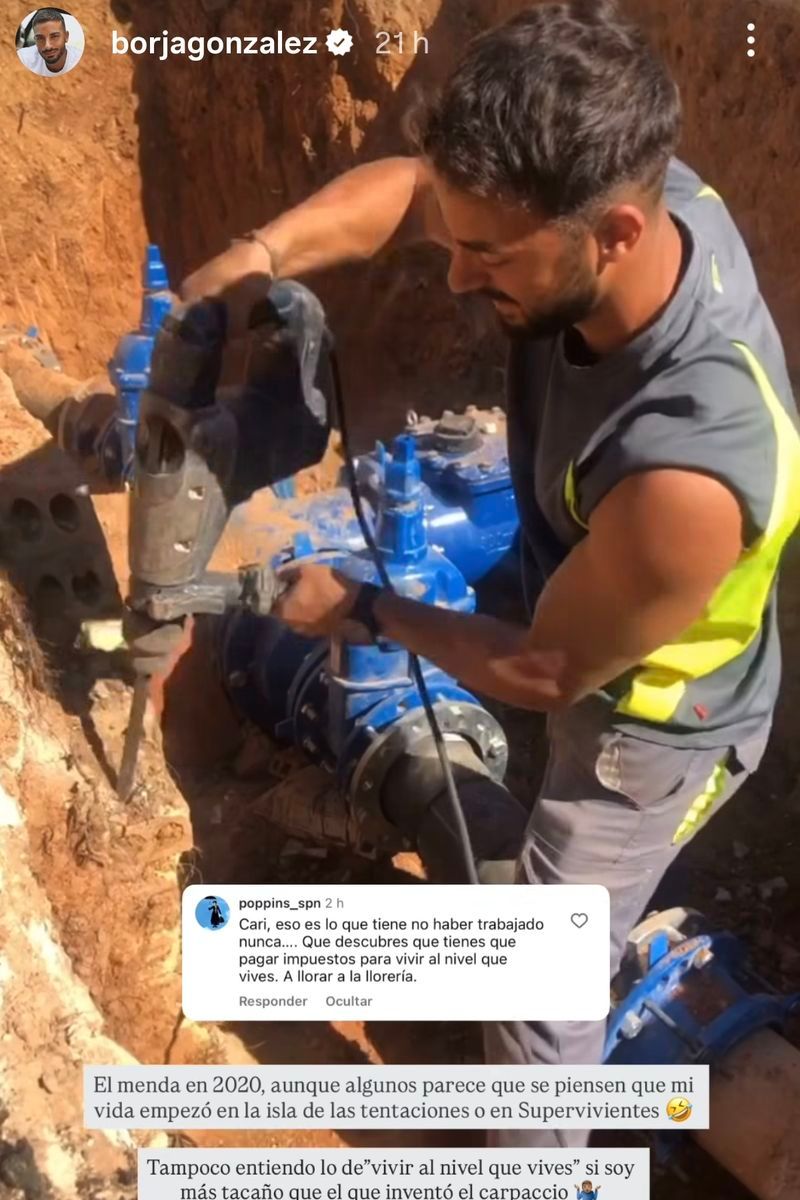 Borja González enseña en qué trabajaba en 2020