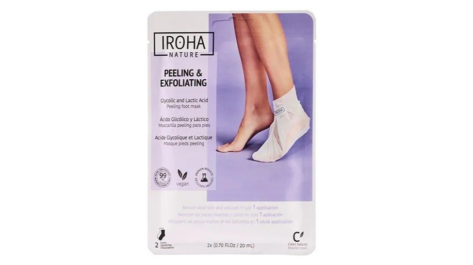 Calcetines Peeling & Exfoliating con Ácido Glicólico de Iroha