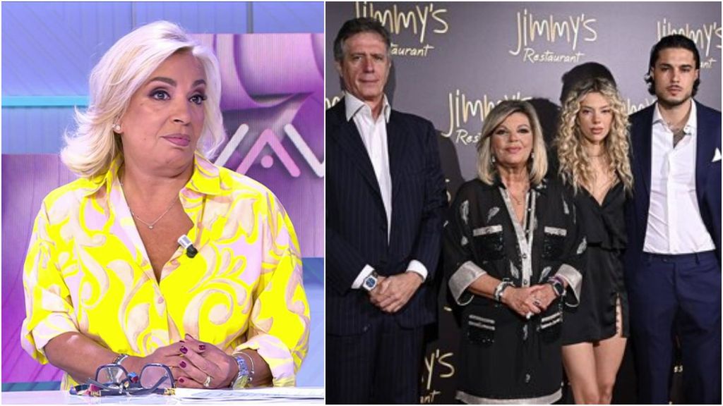 Carmen Borrego reacciona a la polémica foto de su hermana con los Costanzia: "Yo fui a un cumpleaños, no a un posado"